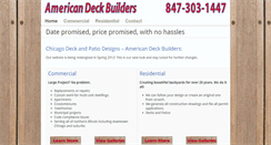 Desktop Screenshot of americandeckbuilders.com